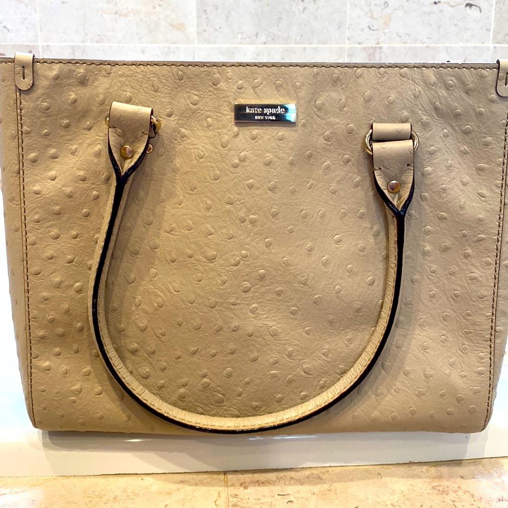 NWT Kate Spade Wellesley Quinn Bag in Wellesley Ostrich Sidewalk